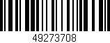 Código de barras (EAN, GTIN, SKU, ISBN): '49273708'