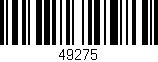 Código de barras (EAN, GTIN, SKU, ISBN): '49275'