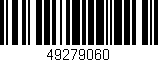 Código de barras (EAN, GTIN, SKU, ISBN): '49279060'