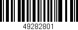 Código de barras (EAN, GTIN, SKU, ISBN): '49282801'