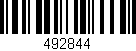 Código de barras (EAN, GTIN, SKU, ISBN): '492844'