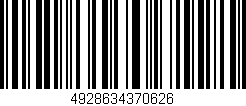 Código de barras (EAN, GTIN, SKU, ISBN): '4928634370626'