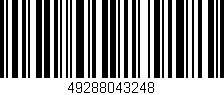 Código de barras (EAN, GTIN, SKU, ISBN): '49288043248'