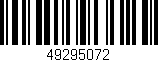 Código de barras (EAN, GTIN, SKU, ISBN): '49295072'