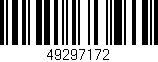 Código de barras (EAN, GTIN, SKU, ISBN): '49297172'