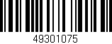 Código de barras (EAN, GTIN, SKU, ISBN): '49301075'