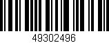 Código de barras (EAN, GTIN, SKU, ISBN): '49302496'
