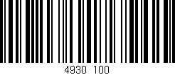 Código de barras (EAN, GTIN, SKU, ISBN): '4930/100'
