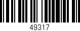 Código de barras (EAN, GTIN, SKU, ISBN): '49317'