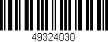 Código de barras (EAN, GTIN, SKU, ISBN): '49324030'