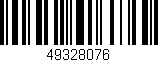 Código de barras (EAN, GTIN, SKU, ISBN): '49328076'