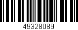 Código de barras (EAN, GTIN, SKU, ISBN): '49328089'
