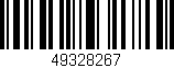 Código de barras (EAN, GTIN, SKU, ISBN): '49328267'