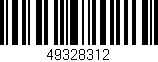 Código de barras (EAN, GTIN, SKU, ISBN): '49328312'