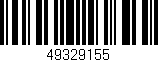 Código de barras (EAN, GTIN, SKU, ISBN): '49329155'