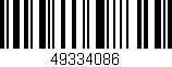 Código de barras (EAN, GTIN, SKU, ISBN): '49334086'