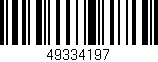 Código de barras (EAN, GTIN, SKU, ISBN): '49334197'