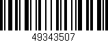 Código de barras (EAN, GTIN, SKU, ISBN): '49343507'
