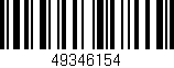 Código de barras (EAN, GTIN, SKU, ISBN): '49346154'