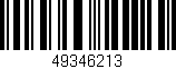 Código de barras (EAN, GTIN, SKU, ISBN): '49346213'
