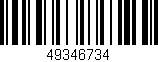 Código de barras (EAN, GTIN, SKU, ISBN): '49346734'