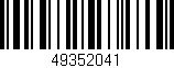 Código de barras (EAN, GTIN, SKU, ISBN): '49352041'