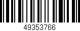 Código de barras (EAN, GTIN, SKU, ISBN): '49353766'