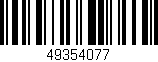 Código de barras (EAN, GTIN, SKU, ISBN): '49354077'