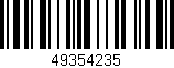 Código de barras (EAN, GTIN, SKU, ISBN): '49354235'