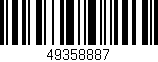 Código de barras (EAN, GTIN, SKU, ISBN): '49358887'