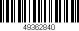 Código de barras (EAN, GTIN, SKU, ISBN): '49362840'