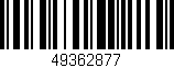 Código de barras (EAN, GTIN, SKU, ISBN): '49362877'