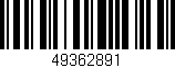 Código de barras (EAN, GTIN, SKU, ISBN): '49362891'