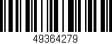 Código de barras (EAN, GTIN, SKU, ISBN): '49364279'
