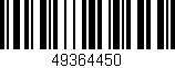 Código de barras (EAN, GTIN, SKU, ISBN): '49364450'