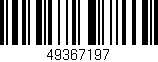 Código de barras (EAN, GTIN, SKU, ISBN): '49367197'