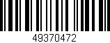 Código de barras (EAN, GTIN, SKU, ISBN): '49370472'