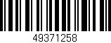Código de barras (EAN, GTIN, SKU, ISBN): '49371258'