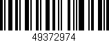 Código de barras (EAN, GTIN, SKU, ISBN): '49372974'