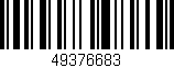 Código de barras (EAN, GTIN, SKU, ISBN): '49376683'