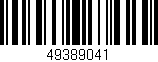 Código de barras (EAN, GTIN, SKU, ISBN): '49389041'