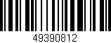 Código de barras (EAN, GTIN, SKU, ISBN): '49390812'