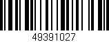 Código de barras (EAN, GTIN, SKU, ISBN): '49391027'
