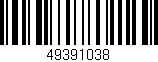 Código de barras (EAN, GTIN, SKU, ISBN): '49391038'