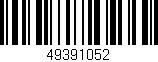 Código de barras (EAN, GTIN, SKU, ISBN): '49391052'