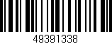 Código de barras (EAN, GTIN, SKU, ISBN): '49391338'