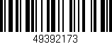 Código de barras (EAN, GTIN, SKU, ISBN): '49392173'