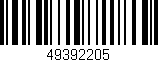 Código de barras (EAN, GTIN, SKU, ISBN): '49392205'