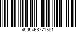 Código de barras (EAN, GTIN, SKU, ISBN): '4939466771581'