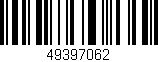 Código de barras (EAN, GTIN, SKU, ISBN): '49397062'